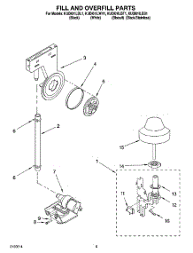 06 - Fill And Overfill Parts parts for Kitchenaid Dishwasher KUDI01ILBT1 from AppliancePartsPros.com