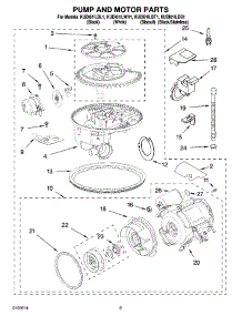 08 - Pump And Motor Parts parts for Kitchenaid Dishwasher KUDI01ILWH1 from AppliancePartsPros.com