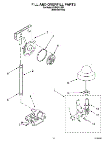 06 - Fill And Overfill Parts parts for Kitchenaid Dishwasher KUDK01ILBS1 from AppliancePartsPros.com