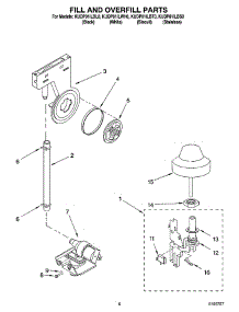 06 - Fill And Overfill Parts parts for Kitchenaid Dishwasher KUDP01ILBS0 from AppliancePartsPros.com