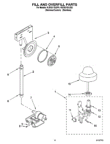 06 - Fill And Overfill Parts parts for Kitchenaid Dishwasher KUDS01DLSP0 from AppliancePartsPros.com