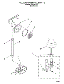 06 - Fill And Overfill Parts parts for Kitchenaid Dishwasher KUDK01ILBS0 from AppliancePartsPros.com