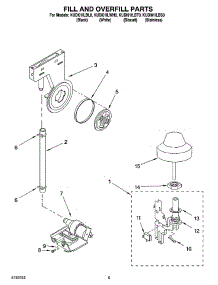 06 - Fill And Overfill Parts parts for Kitchenaid Dishwasher KUDI01ILWH0 from AppliancePartsPros.com
