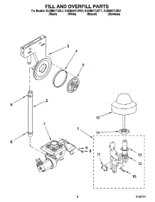 06 - Fill And Overfill Parts parts for Kitchenaid Dishwasher KUDM01TJWH1 from AppliancePartsPros.com