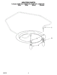 05 - Heater Parts parts for Kitchenaid Dishwasher KUDM01TJBT1 from AppliancePartsPros.com