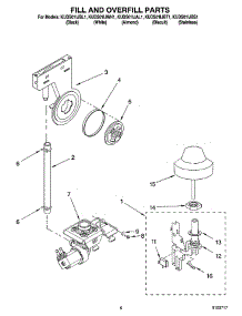 06 - Fill And Overfill Parts parts for Kitchenaid Dishwasher KUDS01IJWH1 from AppliancePartsPros.com