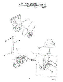 06 - Fill And Overfill Parts parts for Kitchenaid Dishwasher KUDR01TJBL1 from AppliancePartsPros.com