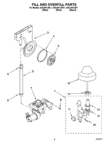 06 - Fill And Overfill Parts parts for Kitchenaid Dishwasher KUDJ01TJBL1 from AppliancePartsPros.com