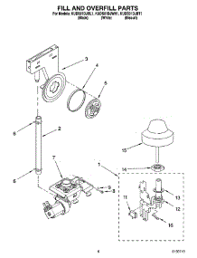 06 - Fill And Overfill Parts parts for Kitchenaid Dishwasher KUDS01DJBT1 from AppliancePartsPros.com