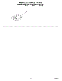 12 - Miscellaneous Parts Optional Parts (Not Included) parts for Kitchenaid Dishwasher KUDI01TJBT1 from AppliancePartsPros.com