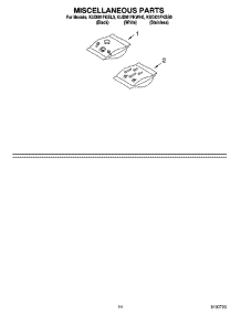 12 - Miscellaneous  Parts, Optional Parts (Not Included) parts for Kitchenaid Dishwasher KUDI01FKBL0 from AppliancePartsPros.com