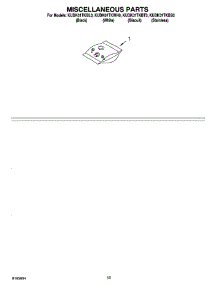 12 - Miscellaneous Parts Optional Parts (Not Included) parts for Kitchenaid Dishwasher KUDK01TKBT0 from AppliancePartsPros.com