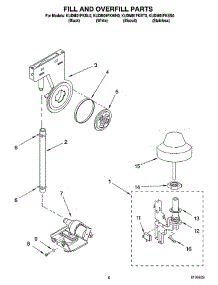 06 - Fill And Overfill Parts parts for Kitchenaid Dishwasher KUDM01FKWH0 from AppliancePartsPros.com