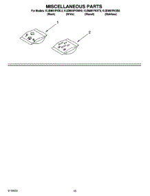 12 - Miscellaneous Parts Optional Parts (Not Included) parts for Kitchenaid Dishwasher KUDM01FKWH0 from AppliancePartsPros.com
