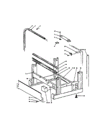 Frame And Miscellaneous Items parts for Kitchenaid Dishwasher ML-42082 from AppliancePartsPros.com