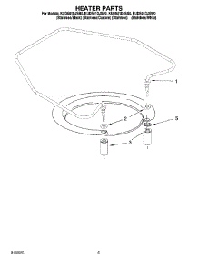 05 - Heater Parts parts for Kitchenaid Dishwasher KUDS01DJSP0 from AppliancePartsPros.com