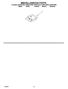 12 - Miscellaneous Parts Optional Parts (Not Included) parts for Kitchenaid Dishwasher KUDS01IJBS0 from AppliancePartsPros.com
