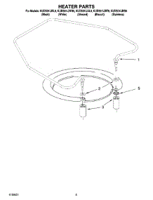 05 - Heater Parts parts for Kitchenaid Dishwasher KUDS01IJWH0 from AppliancePartsPros.com