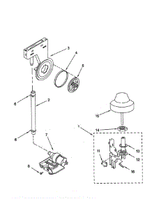 Fill And Overfill parts for Kitchenaid Dishwasher KUDR01DTBT0 from AppliancePartsPros.com
