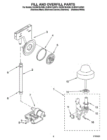 06 - Fill And Overfill Parts parts for Kitchenaid Dishwasher KUDS01DJSW0 from AppliancePartsPros.com
