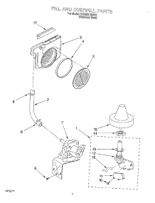 06 - Fill And Overfill parts for Kitchenaid Dishwasher KUDI25CHBS0 from AppliancePartsPros.com