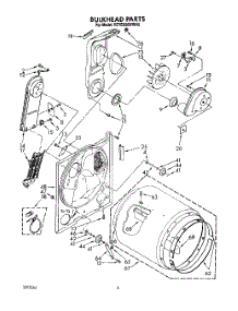 04 - Section parts for Kitchenaid Dryer KEYE660WTO0 from AppliancePartsPros.com