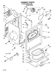 02 - Cabinet Parts parts for Whirlpool Dryer YKEYS710JQ0 from AppliancePartsPros.com