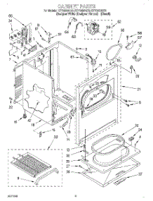 02 - Section parts for Kitchenaid Dryer KEYS850GT0 from AppliancePartsPros.com