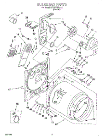03 - Section parts for Kitchenaid Dryer KEYW778BAL2 from AppliancePartsPros.com