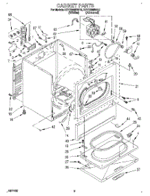 02 - Section parts for Kitchenaid Dryer KEYE665BWH0 from AppliancePartsPros.com