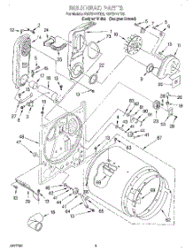 03 - Bulkhead parts for Kitchenaid Dryer KGYS777EZ0 from AppliancePartsPros.com