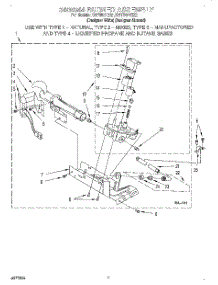 04 - 3402844 Burner Assembly parts for Kitchenaid Dryer KGYS677EQ2 from AppliancePartsPros.com
