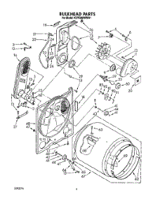04 - Bulkhead parts for Kitchenaid Dryer KGYE860WWH1 from AppliancePartsPros.com