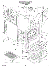 02 - Section parts for Kitchenaid Dryer KEYW878BAL0 from AppliancePartsPros.com