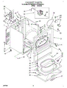 02 - Section parts for Kitchenaid Dryer KEYE665BAL2 from AppliancePartsPros.com