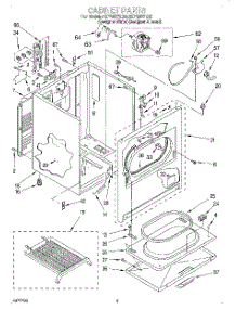 02 - Section parts for Kitchenaid Dryer KEYS977EQ0 from AppliancePartsPros.com