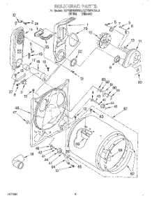 03 - Bulkhead parts for Kitchenaid Dryer KGYE670BWH3 from AppliancePartsPros.com