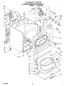 02 - Section parts for Kitchenaid Dryer KEYE670BAL0 from AppliancePartsPros.com