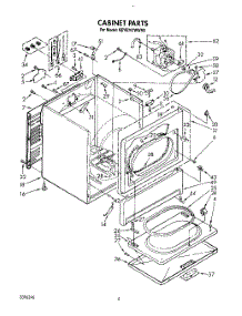03 - Section parts for Kitchenaid Dryer KEYE767WWH0 from AppliancePartsPros.com