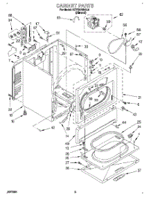 02 - Section parts for Kitchenaid Dryer KEYE678BAL0 from AppliancePartsPros.com