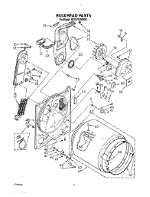 04 - Section parts for Kitchenaid Dryer KEYE767WWH0 from AppliancePartsPros.com