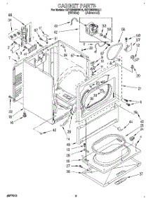 02 - Section parts for Kitchenaid Dryer KEYE665BWH1 from AppliancePartsPros.com