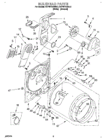 03 - Section parts for Kitchenaid Dryer KEYW770BAL0 from AppliancePartsPros.com
