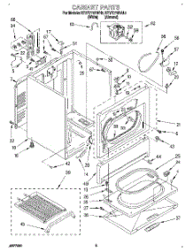02 - Section parts for Kitchenaid Dryer KEYE770BAL2 from AppliancePartsPros.com