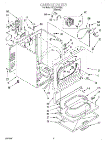 02 - Section parts for Kitchenaid Dryer KEYE678BAL1 from AppliancePartsPros.com
