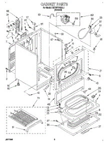 02 - Section parts for Kitchenaid Dryer KEYW778BAL1 from AppliancePartsPros.com