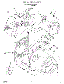 03 - Section parts for Kitchenaid Dryer KEYE778BAL2 from AppliancePartsPros.com