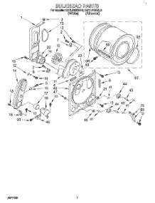 04 - Bulkhead parts for Kitchenaid Dryer KGYL410BWH0 from AppliancePartsPros.com