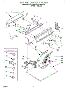 02 - Section parts for Kitchenaid Dryer KEYL510BWH2 from AppliancePartsPros.com