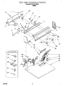 02 - Section parts for Kitchenaid Dryer KEYL517BWH2 from AppliancePartsPros.com